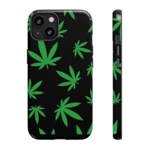 Marijuana Weed Leaf Phone Case (Black)