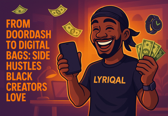 From DoorDash to Digital Bags: Side Hustles Black Creators Love in 2025 💼💸