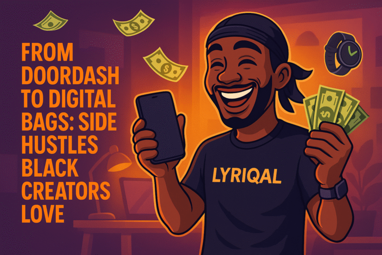 From DoorDash to Digital Bags: Side Hustles Black Creators Love in 2025 💼💸